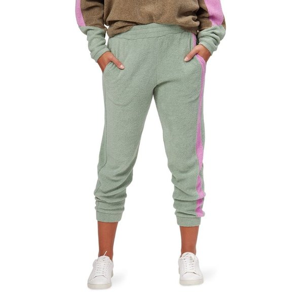 new Free People Blue Monday fleece lounge pants sweatpants...